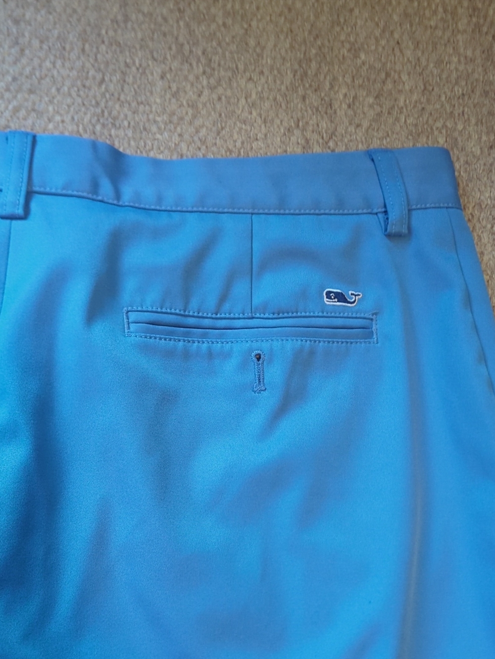 Men's Vineyard Vines Links Short In Blue Size 34 Waist